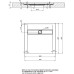 Душевой поддон из искусственного камня Aquanet Delight 90x90 Черный