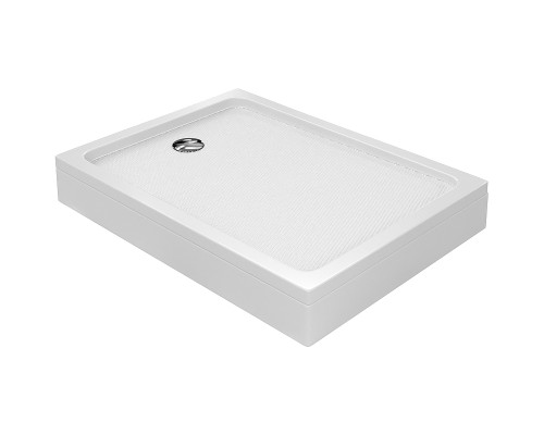 Акриловый поддон для душа WasserKRAFT Amper 120x90 Белый глянец