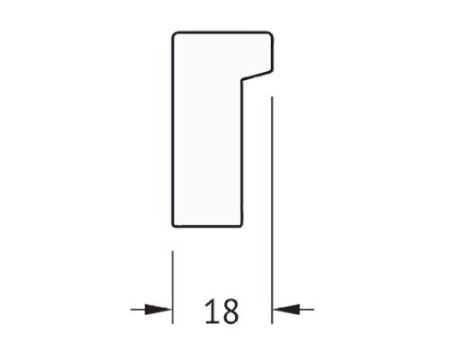 Зеркало Evoform Ledside 90х120 Сталь