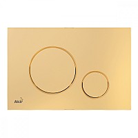 Кнопка смыва AlcaPlast THIN M675 золотая