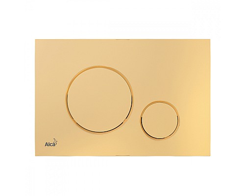 Кнопка смыва AlcaPlast THIN M675 золотая