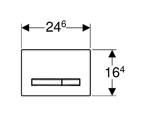 Кнопка смыва Geberit Sigma 50 115.788.GH.2