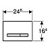 Кнопка смыва Geberit Sigma 50 115.788.GH.2