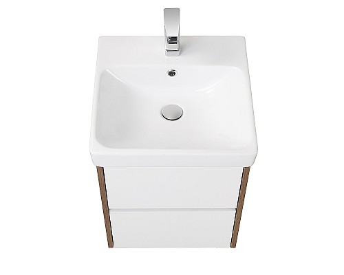 Тумба под раковину Aquaton Сканди 45 1A251601SDZ90 подвесная Белый Дуб рустикальный