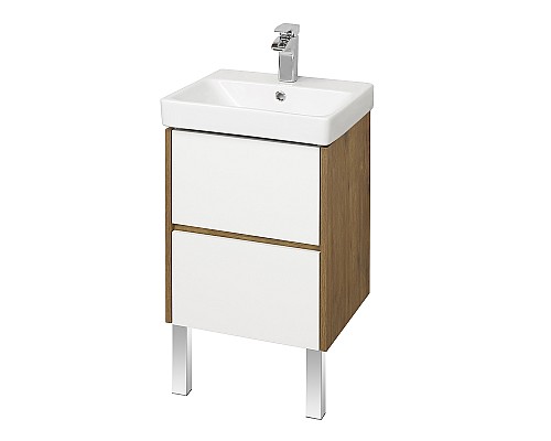 Тумба под раковину Aquaton Сканди 45 1A251601SDZ90 подвесная Белый Дуб рустикальный