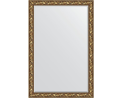 Зеркало Evoform Exclusive 179х119 BY 3623 с фацетом в багетной раме - Византия золото 99 мм