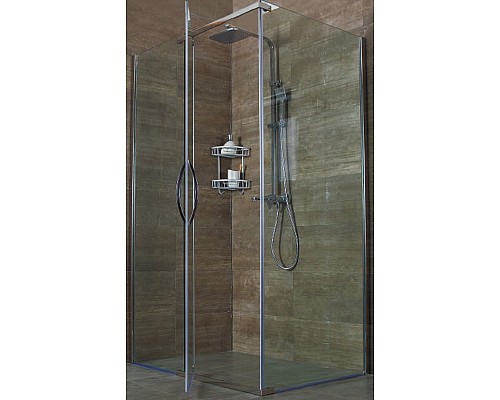 Душевой уголок Alex Baitler 120x90 AB214-120 профиль Хром стекло прозрачное