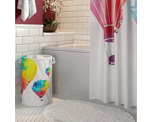 Корзина для белья WasserKRAFT Rossel WB-572 цветная Корзина для белья WasserKRAFT Rossel WB-572 цветная