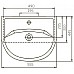 Раковина Corozo Уют 55 SD-00000065