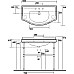 Консоль под раковину Kerasan Retro 730091