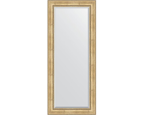 Зеркало Evoform Exclusive Floor 207х87 BY 6138 с фацетом в багетной раме - Состаренное серебро с орнаментом 120 мм