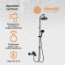 Душевая система Orange Aristo Черная