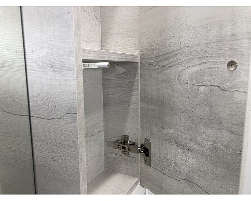 Зеркало со шкафом Comforty Прага 75 00004144199 Дуб белый