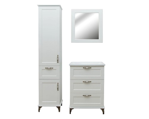 Тумба с раковиной Эстет Bali Classic 75 ФР-00002232 Белая