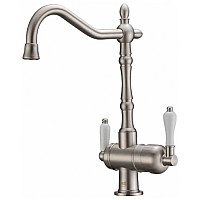 Смеситель для кухонной мойки ZORG Sanitary ZR 326 YF NICKEL