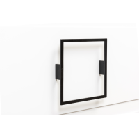 Ручка скоба La Fenice Cubo Nero черная 160 мм.