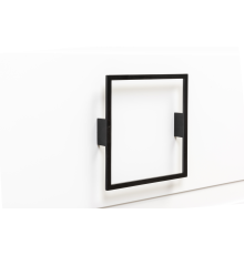 Ручка скоба La Fenice Cubo Nero черная 160 мм.