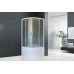 Душевой уголок Royal Bath BK 100х100 с поддоном профиль Белый стекло матовое