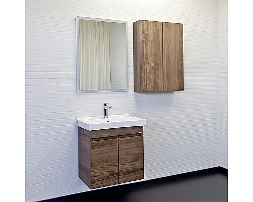 Подвесной шкаф Comforty Осло 60 00-00011150 Дуб темно-коричневый