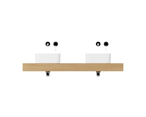 Столешница под раковину Velvex Unique Unit 140 st.UNI.140-67 Дуб французский