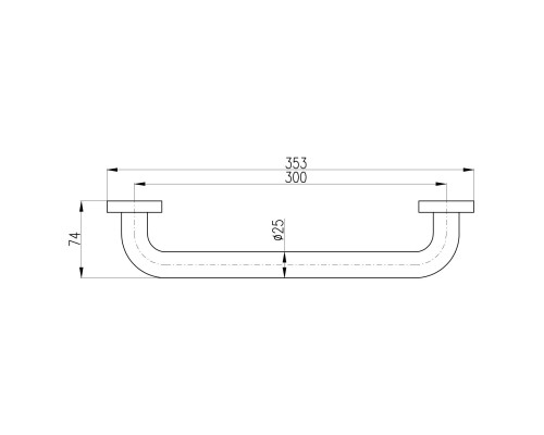 Поручень Rav Slezak Colorado COA0705 Хром