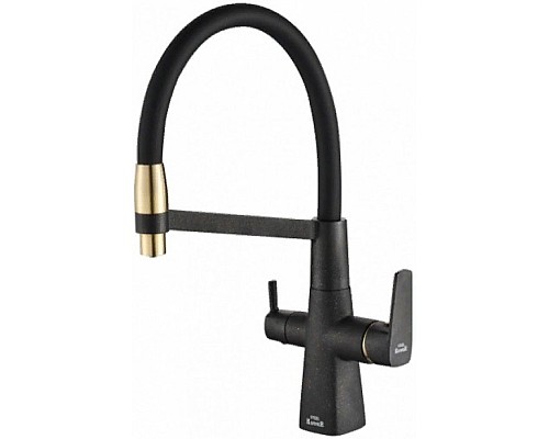 Смеситель для кухни ZORG Steel Hammer SH 818-6 BLACK BR