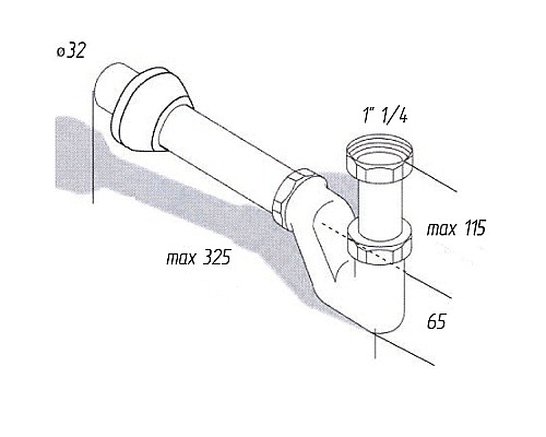 Сифон для раковины Migliore Ricambi 17917 Бронза