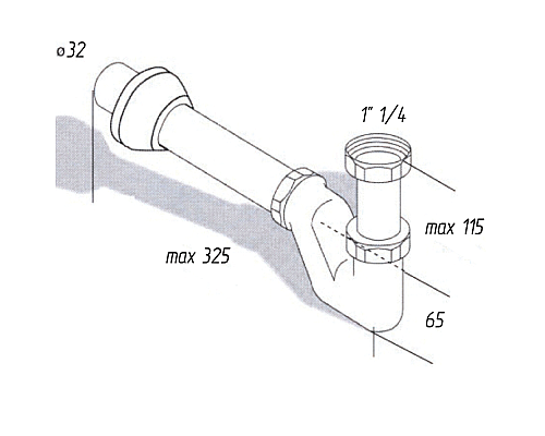 Сифон для раковины Migliore Ricambi 17917 Бронза