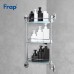 Стеклянная полка Frap F19 угловая Хром