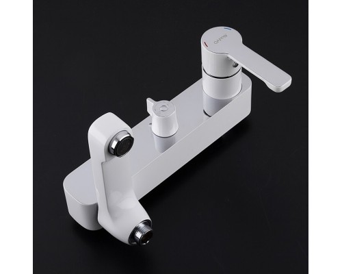 Душевая система Gappo G02-8 G2402-8 Белая Хром