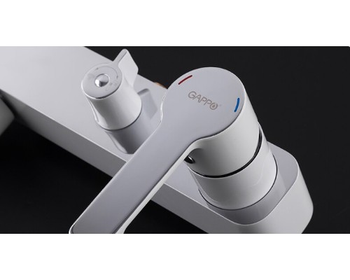 Душевая система Gappo G02-8 G2402-8 Белая Хром