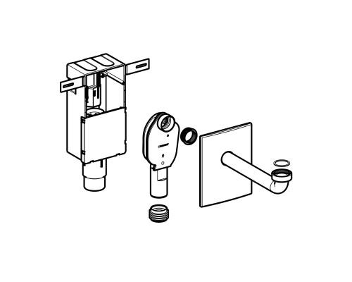 Сифон скрытого монтажа GEBERIT 151.120.21.1