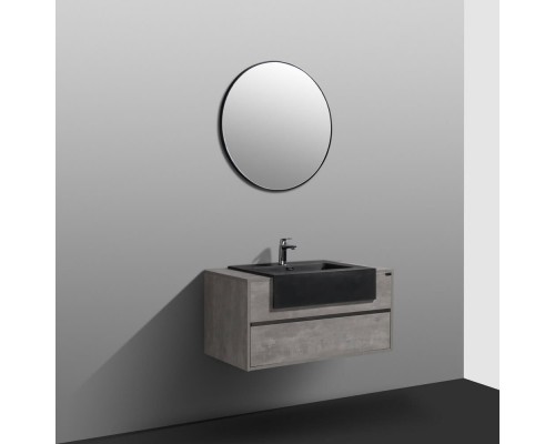 Комплект мебели для ванной Black&White Universe 903U1000 подвесной Пепельный