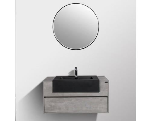 Комплект мебели для ванной Black&White Universe 903U1000 подвесной Пепельный