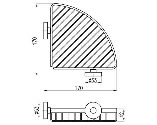 Мыльница Rav Slezak Colorado COA0302 Хром