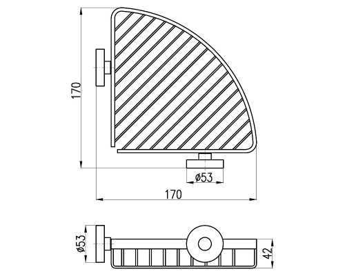 Мыльница Rav Slezak Colorado COA0302 Хром