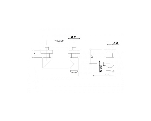 Смеситель для душа Cezares TIRRENO-DM-01