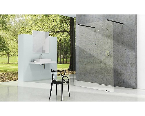 Душевая перегородка Ravak Walk-In Free 130 GW9FJ0C00Z1 профиль Хром стекло Transparent