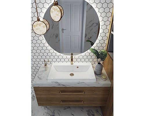 Раковина Paola Alba 70 Белая глянцевая