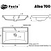 Раковина Paola Alba 70 Белая глянцевая