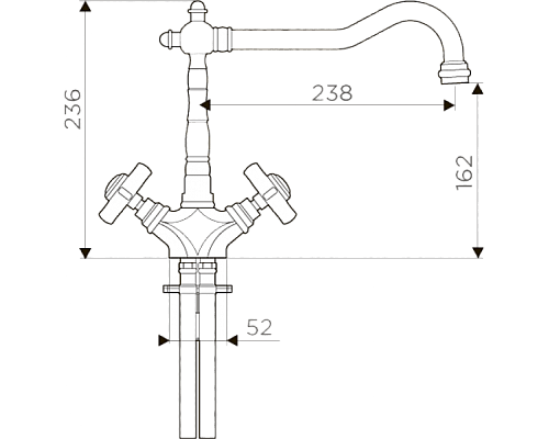 Смеситель для кухни Omoikiri Tokigawa-C 4994256