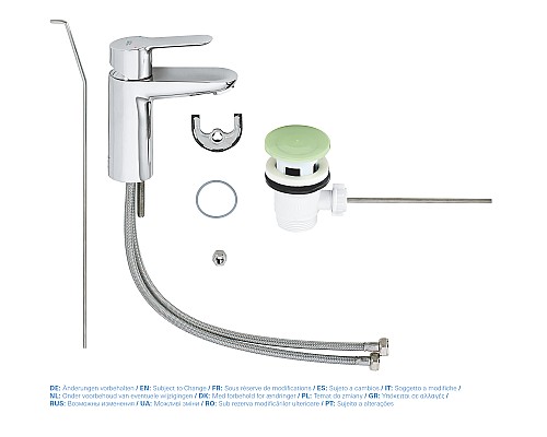 Смеситель Grohe для раковины со сливным гарнитуром 23328000