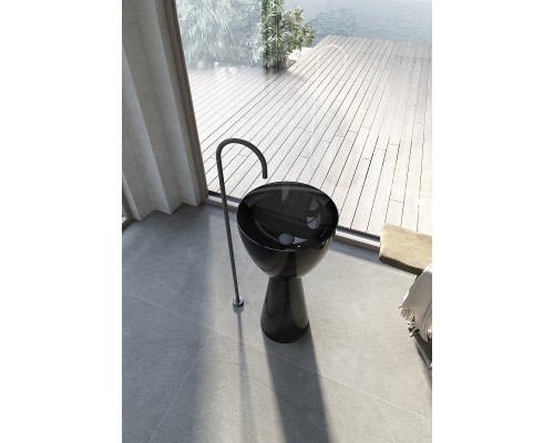 Раковина Abber Kristall 45 AT2703Onyx Черная