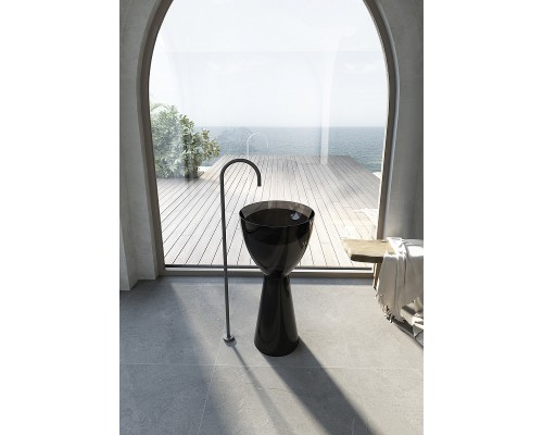 Раковина Abber Kristall 45 AT2703Onyx Черная