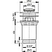 Донный клапан для раковины AlcaPlast A391