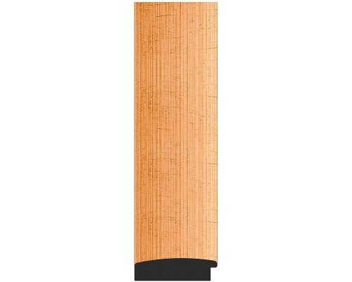 Зеркало Evoform Exclusive Floor 201х111 BY 6156 с фацетом в багетной раме - Травленое золото 87 мм