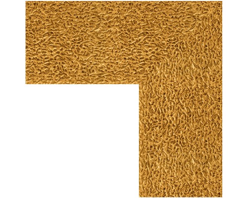 Зеркало Evoform Exclusive-G 158х76 BY 4280 с гравировкой в багетной раме - Чеканка золотая 90 мм