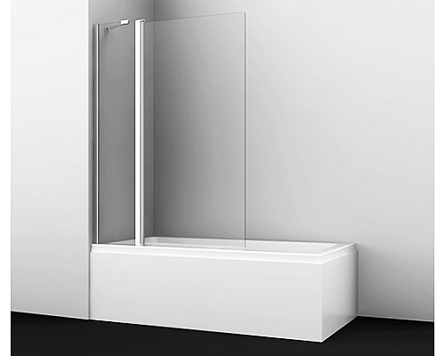 Стеклянная шторка на ванну WasserKRAFT 48P02-110