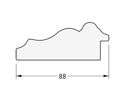 Зеркало Evoform Exclusive-G 121х96 BY 4361 с гравировкой в багетной раме - Римское золото 88 мм