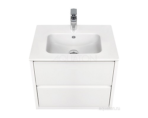 Тумба под раковину Римини 60 белый Aquaton 1A226601RN010